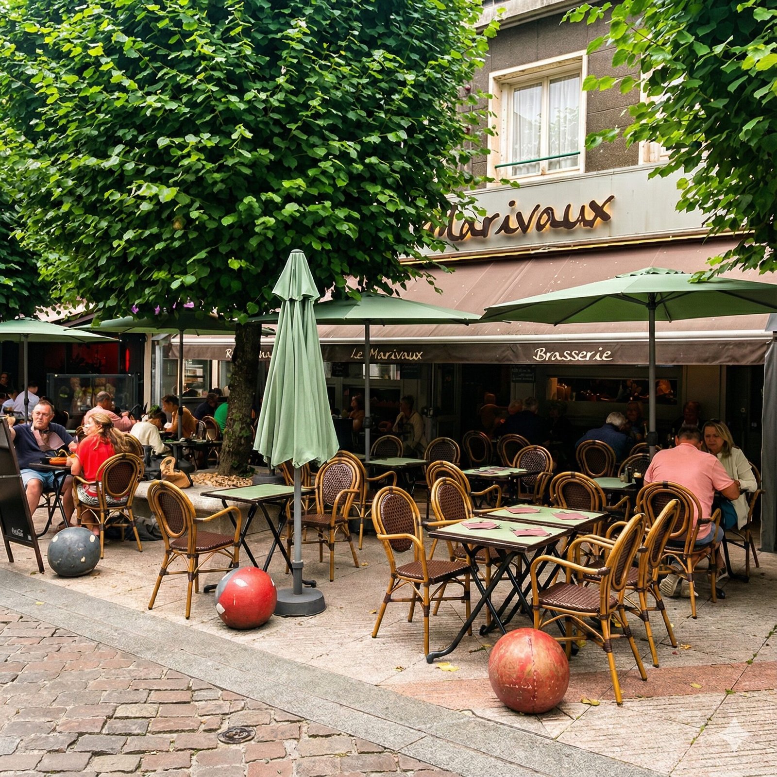 Comptoir bar et ambiance tamisée